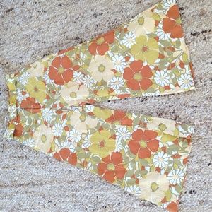 Anthropologie Faithfull The Brand Manuela 100% Linen Wide-Leg Pants, Flora Green